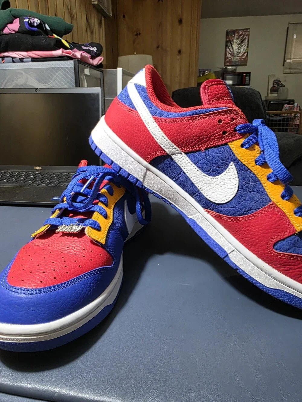 Nike By You Dunk Low Colorblock Low-Top Sneakers Size 10.5